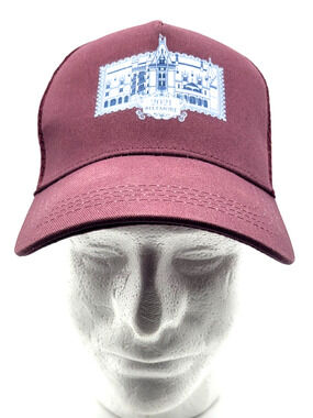 Biltmore Trucker Cap Wine Colored Snapback Cotton Polyester One Size